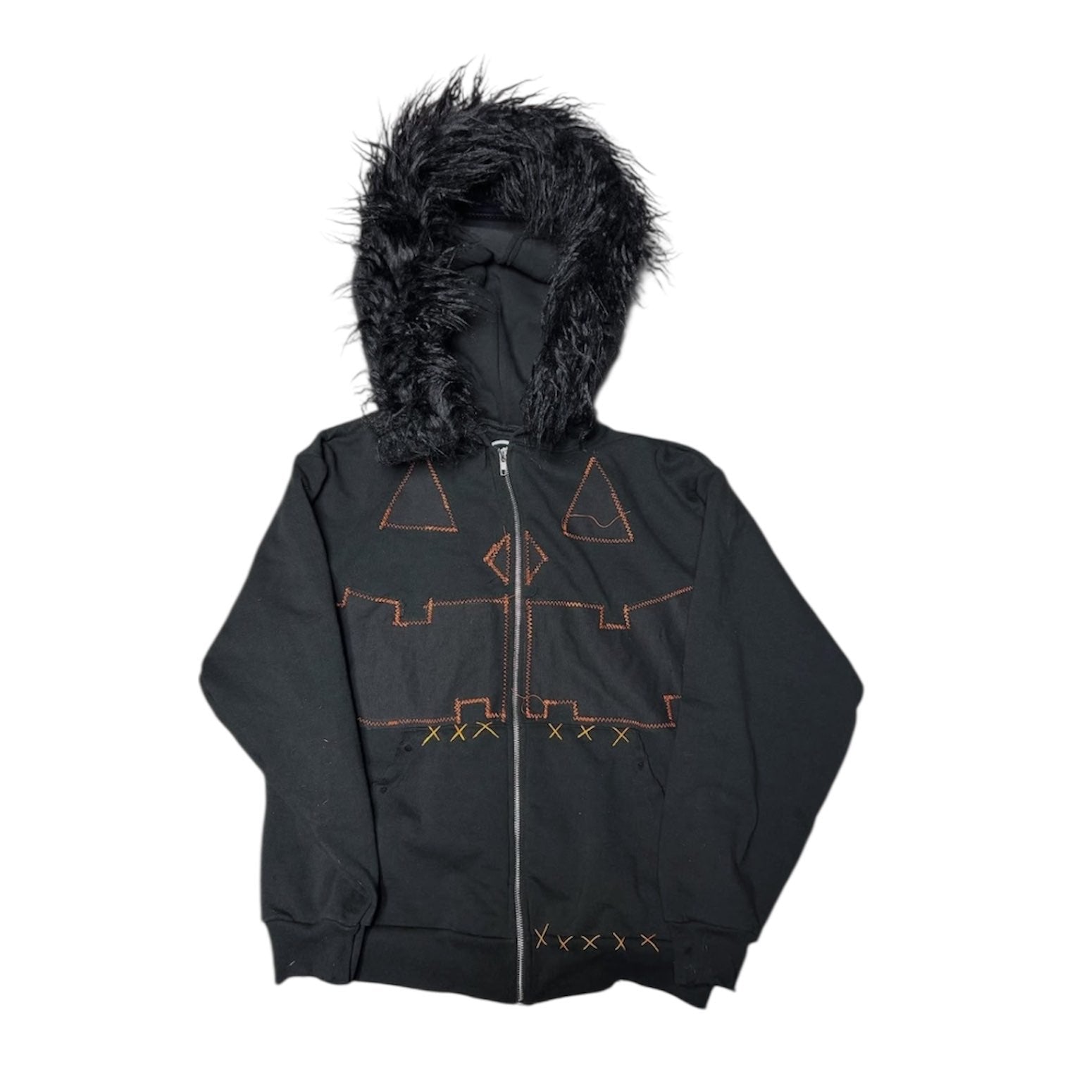 (!)PUMPKIN FUR HOODIE