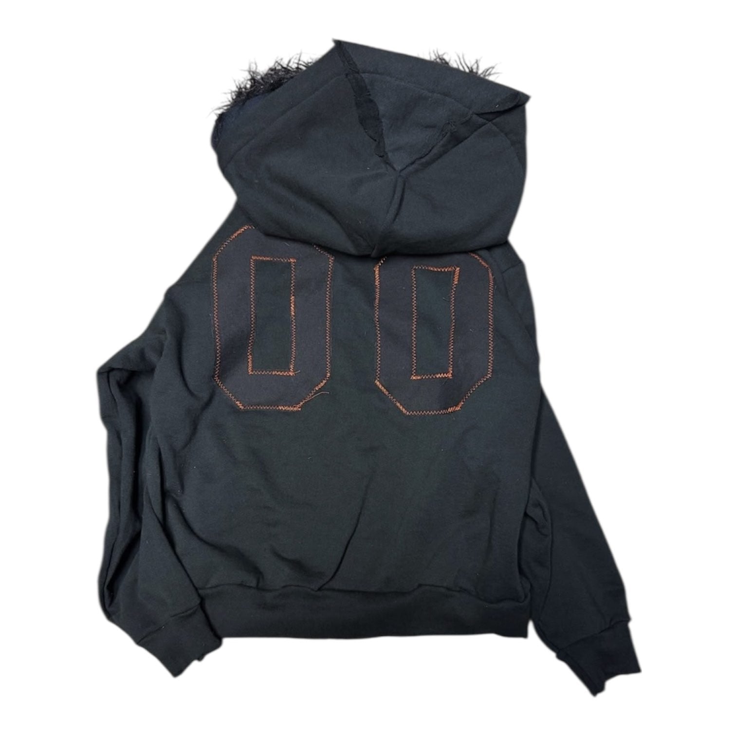 (!)PUMPKIN FUR HOODIE