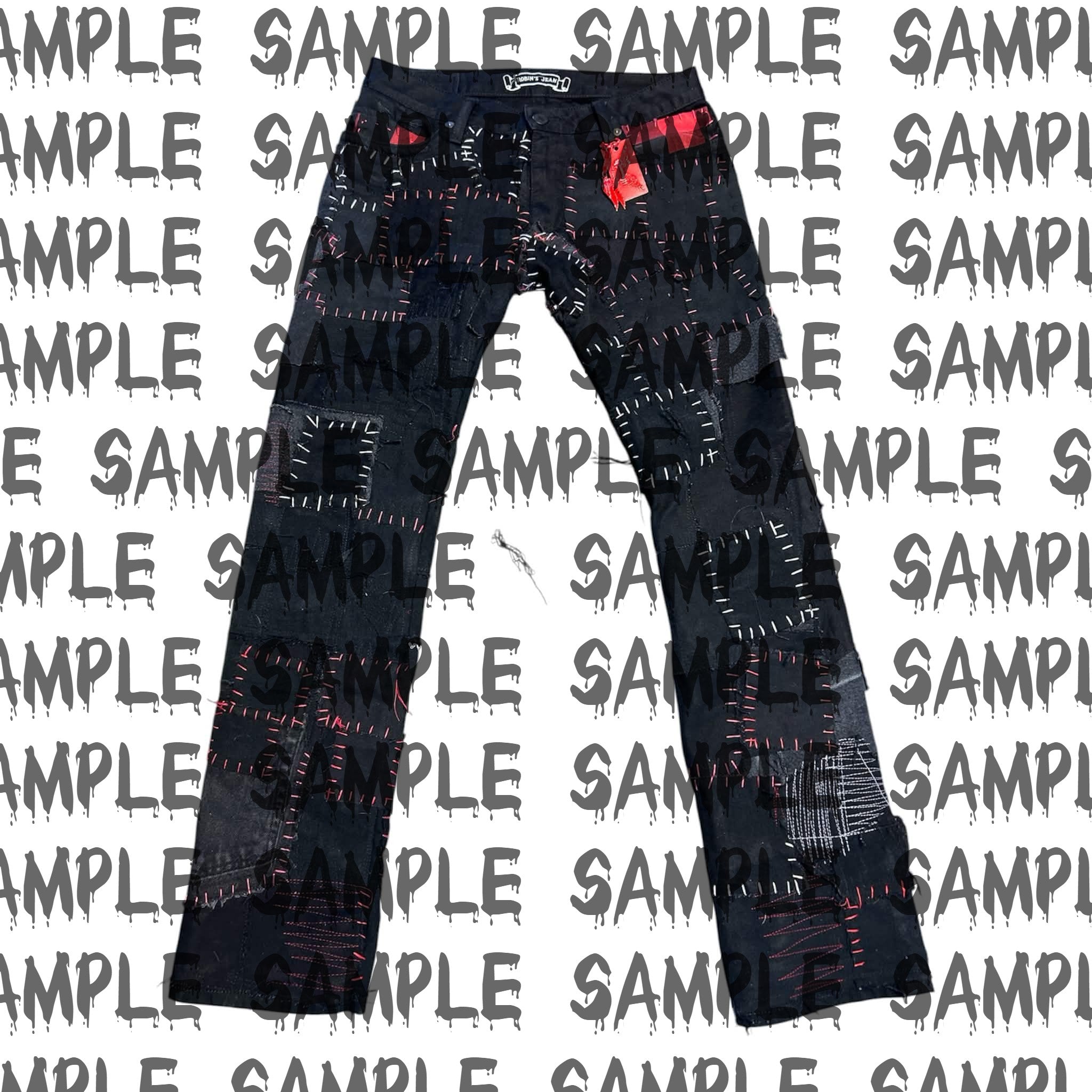 (!)CUSTOM ROBIN JEANS SCABS (read b4 purchasing)