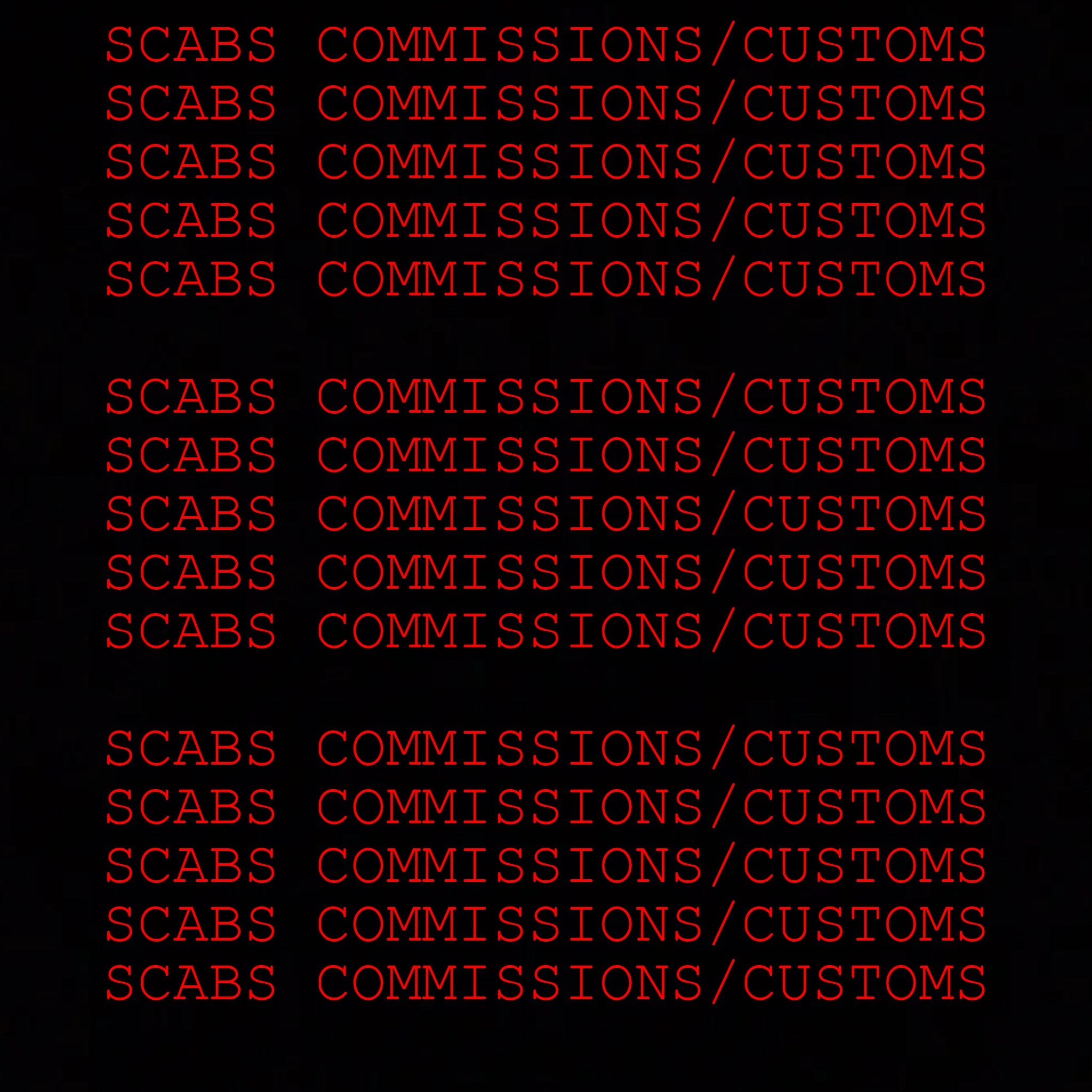 CUSTOM ROBIN JEANS SCABS (read b4 purchasing)
